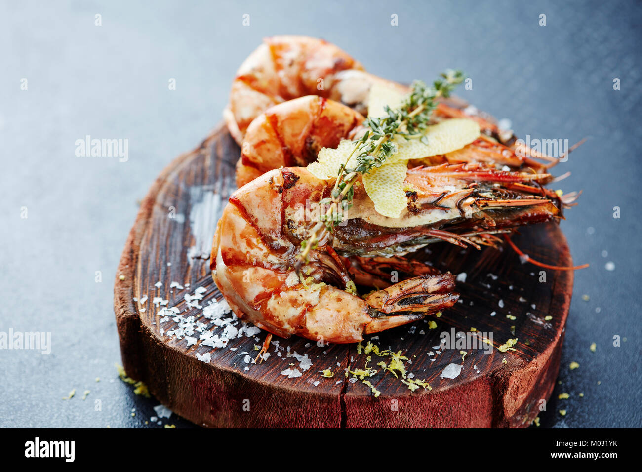 Tiger Prawns Stock Photo