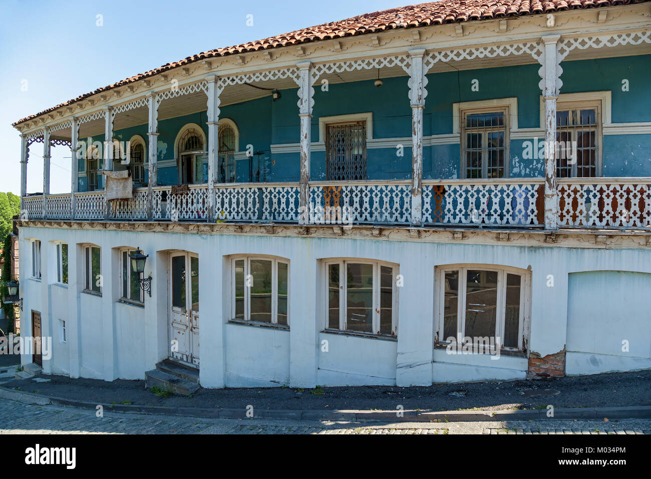 Houses in Tbilisi, Stock Photo Alamy