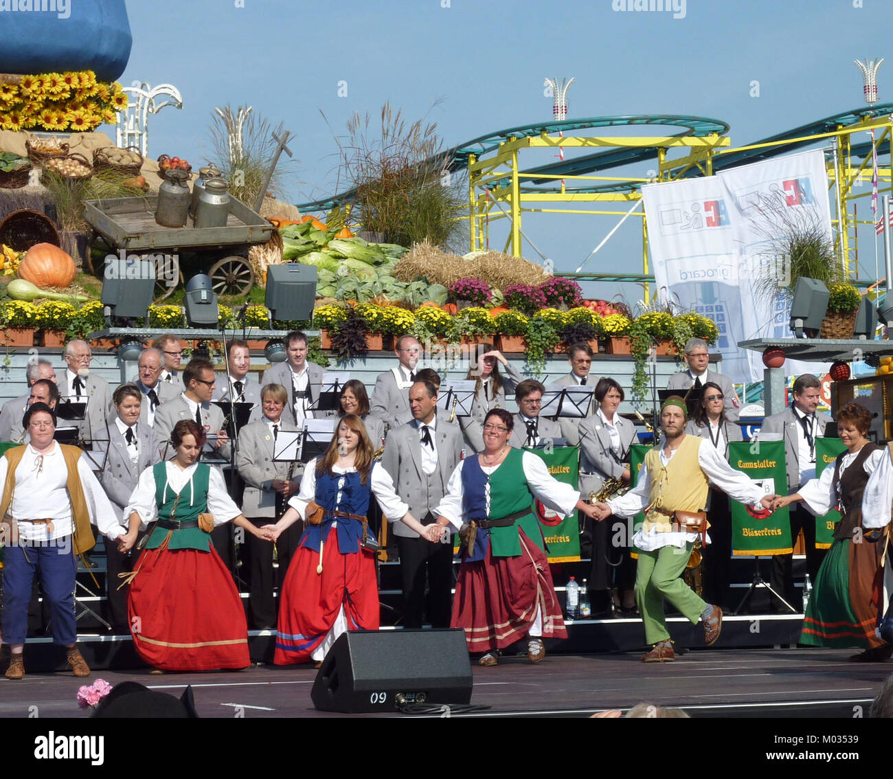 The Cannstatter Volksfest, held annually in Stuttgart, Germany, is one ...