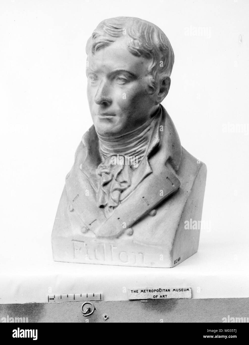 Bust of Robert Fulton MET 34238 Stock Photo Alamy