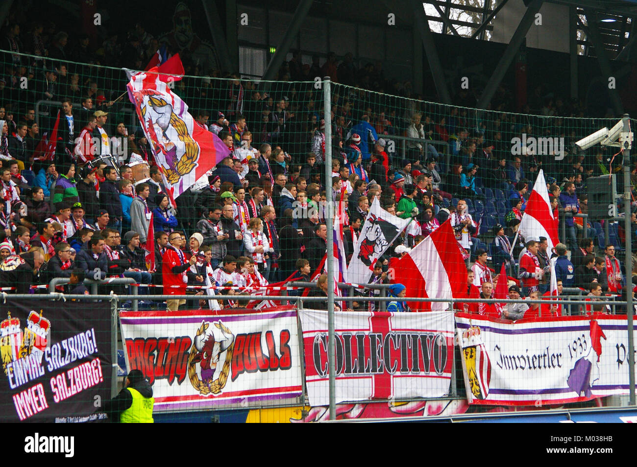 Bundesliga FC Red Bull Salzburg gegen SK Rapid Wien 06 Stock Photo