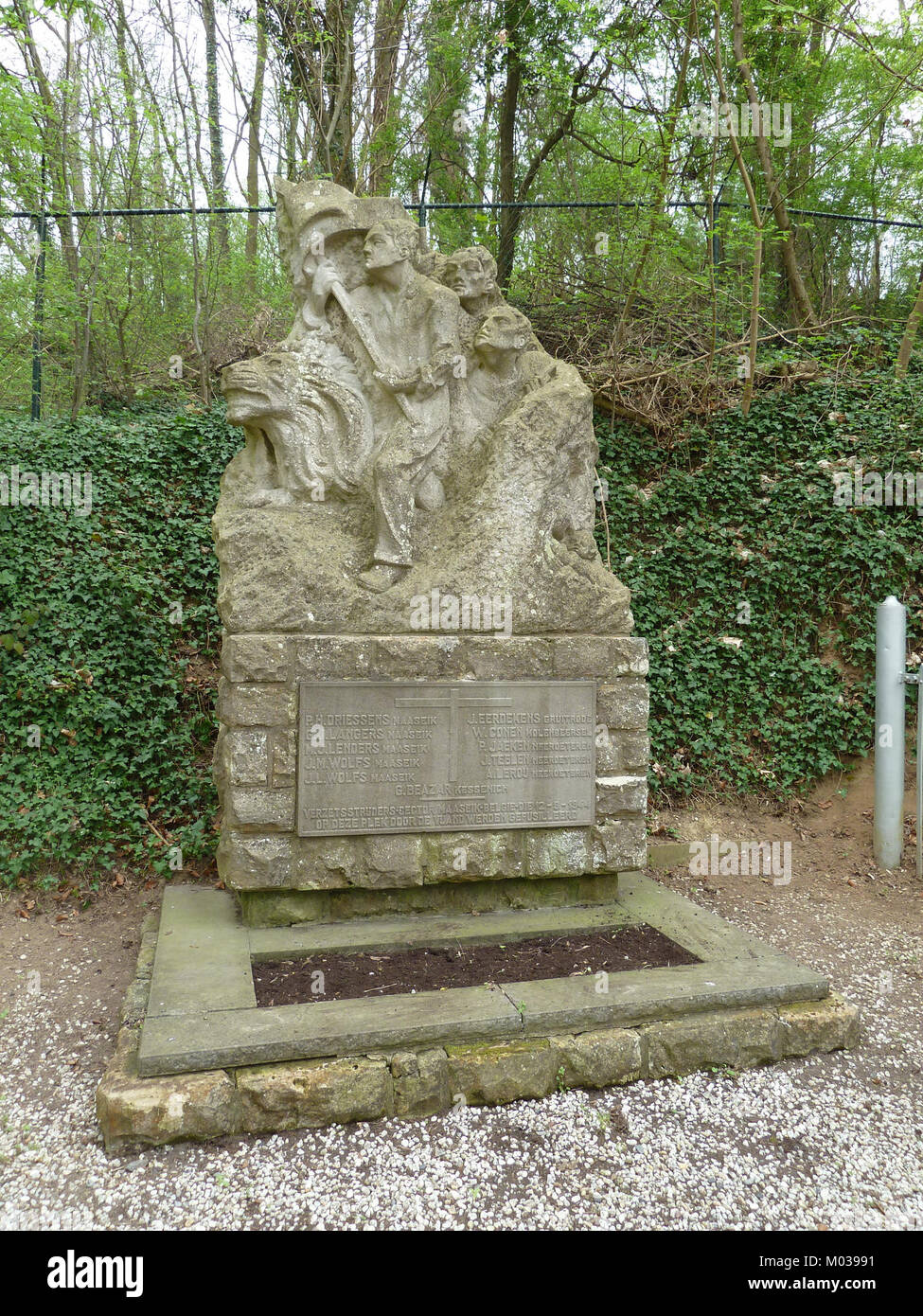 Cadier en Keer-Belgisch monument (1) Stock Photo