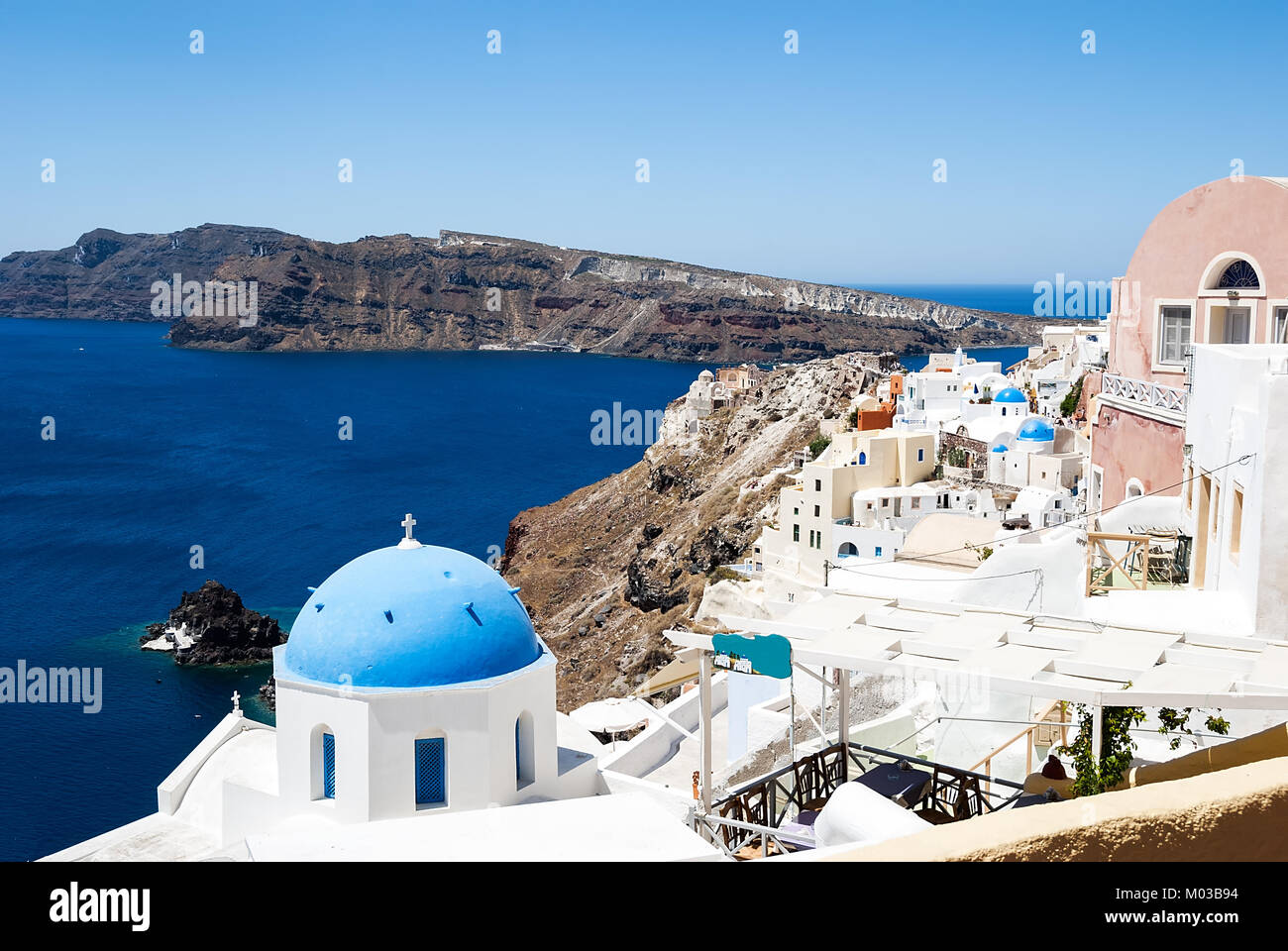 Blue roof greece hires stock photography and images Alamy