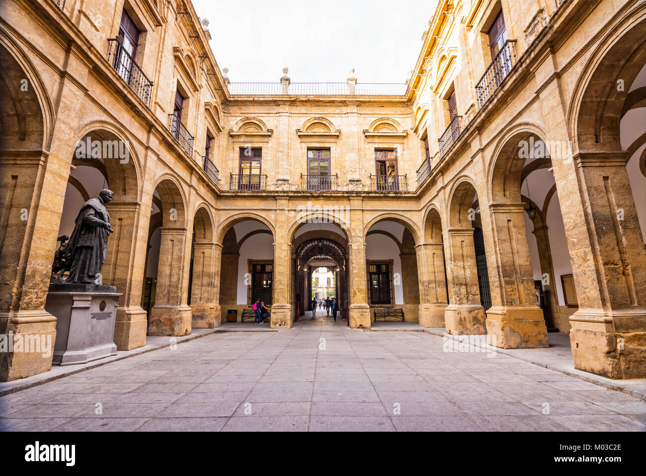 Old Royal Tobacco Factory in Seville, ANdalusia, Spain Stock Photo