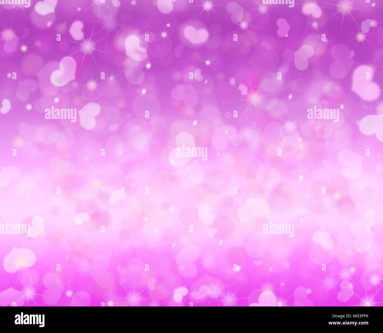Purple sparkle heart hires stock photography