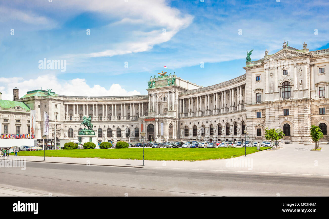 Famous Hofburg Palace With Heldenplatz In Vienna Austria Stock Photo Alamy