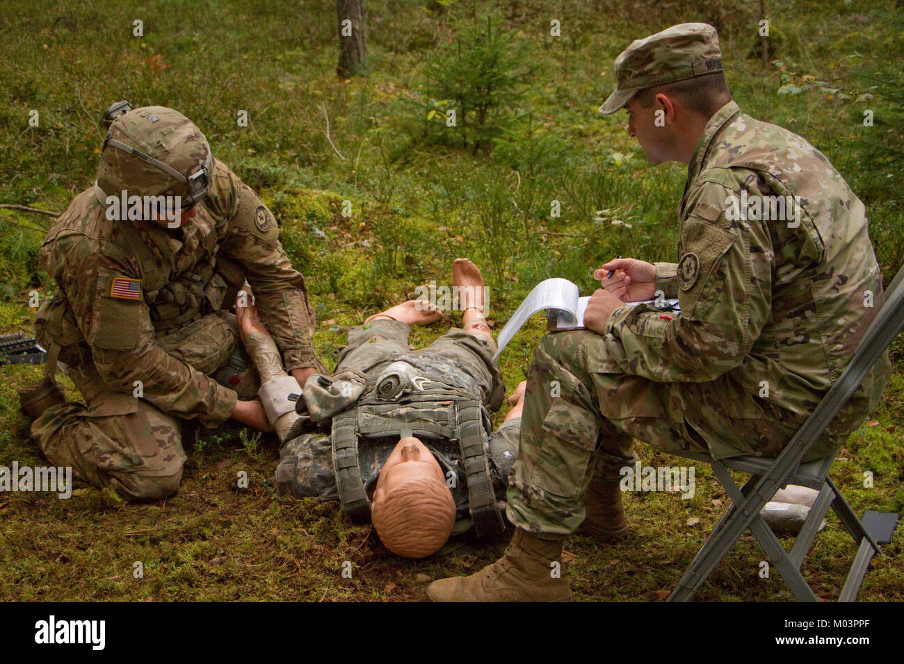 A candidate from 2d Cavalry Regiment is tested on his ability to ...