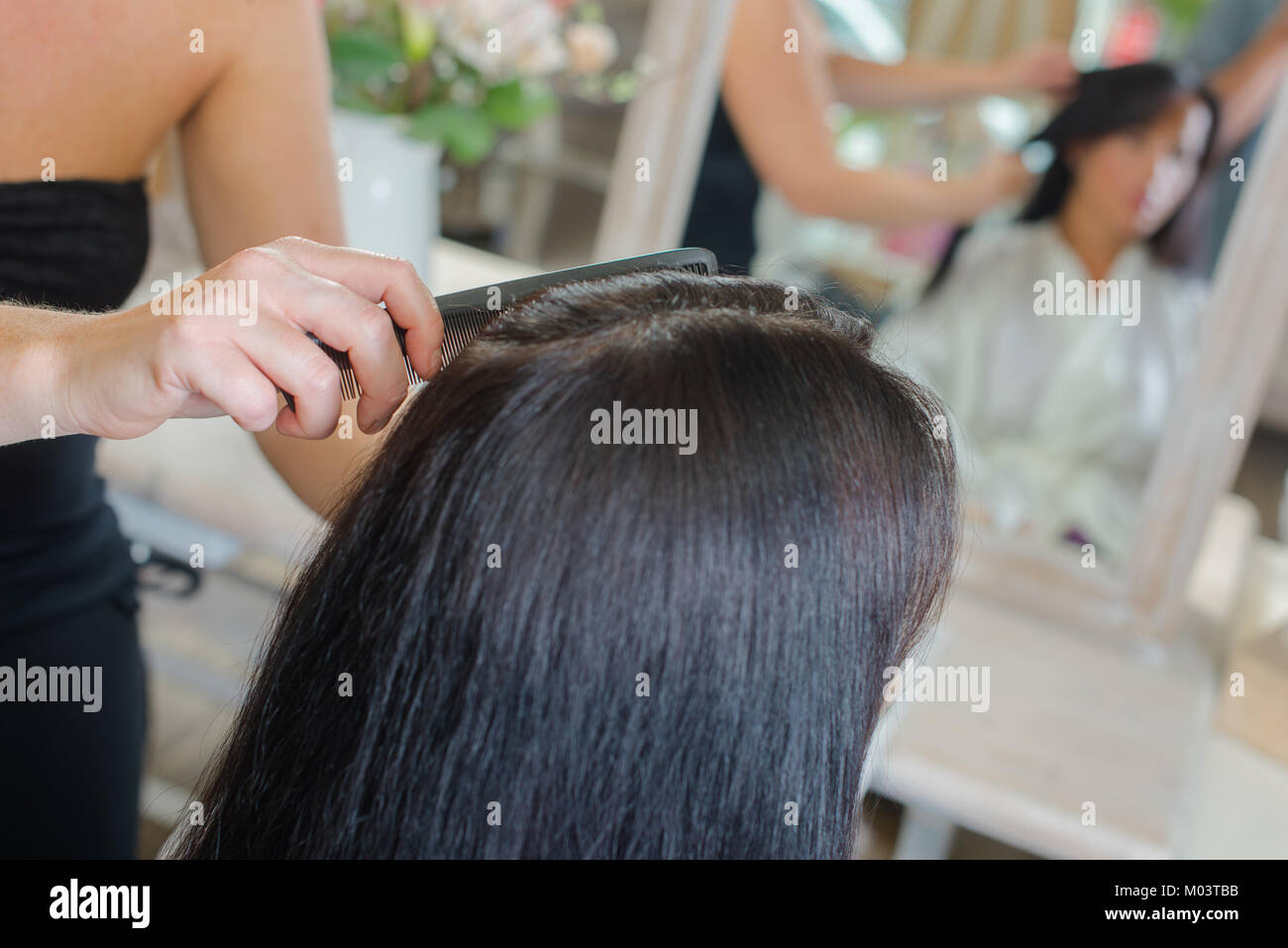 Hair salon party hi-res stock photography and images - Alamy