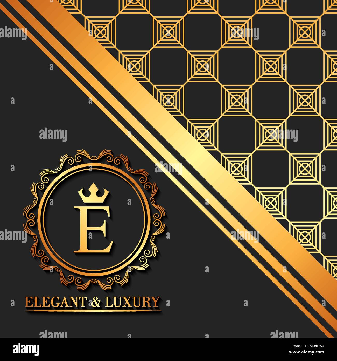 monogram stock vector images alamy