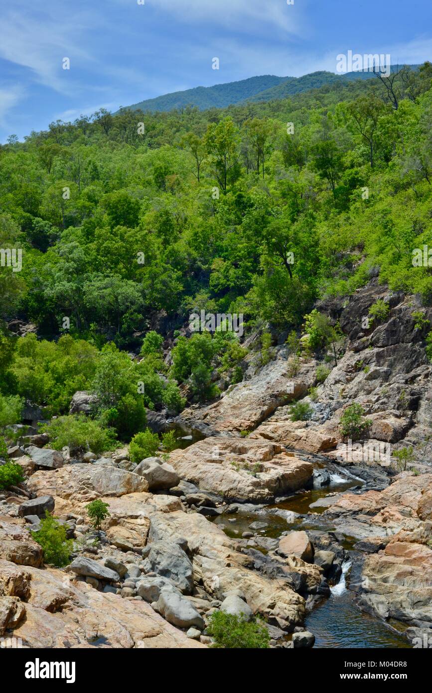 Alligator Creek looking upstream as seen from the lookout, Bowling