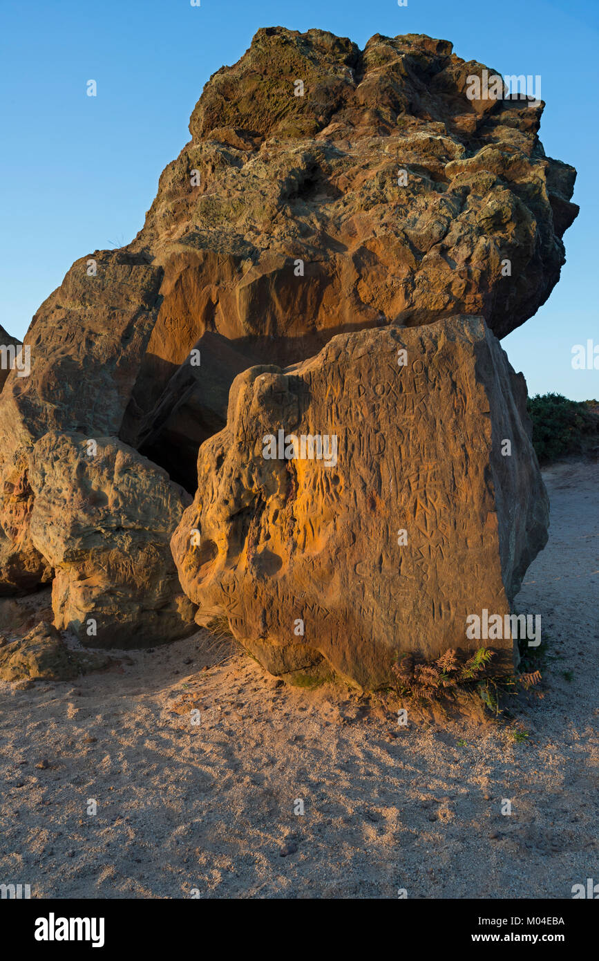 Agglestone Agglestone Rock Dorset Stock Photo - Alamy