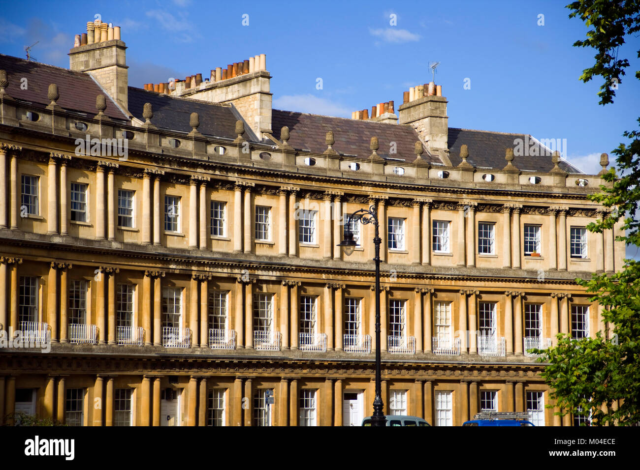 Historic terraced houses in The Circus, Bath, UK Stock Photo Alamy