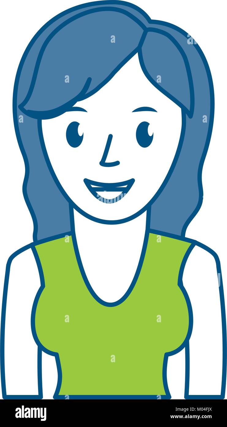 cartoon woman icon Stock Vector Image & Art - Alamy