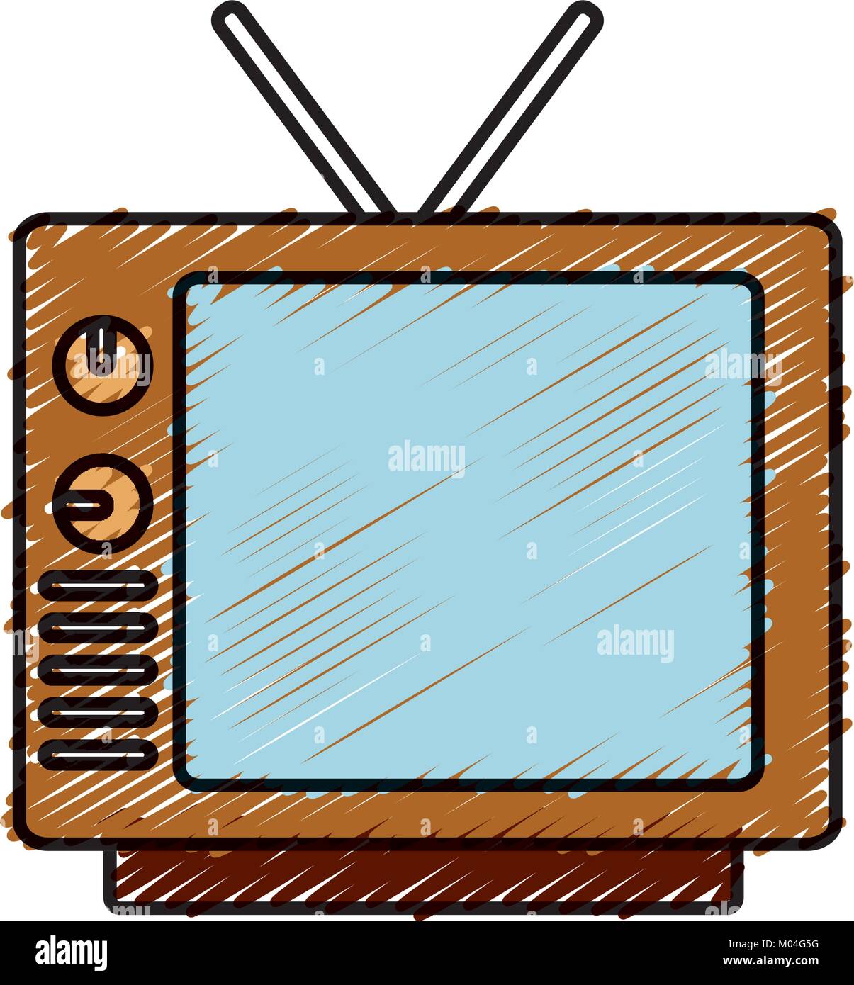 retro television icon Stock Vector Image & Art - Alamy