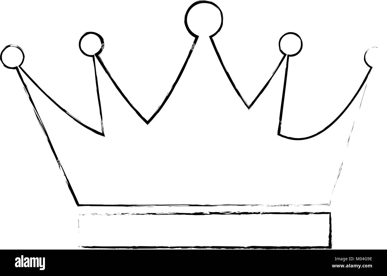 king crown isolated icon vector illustration design Stock Vector Image ...