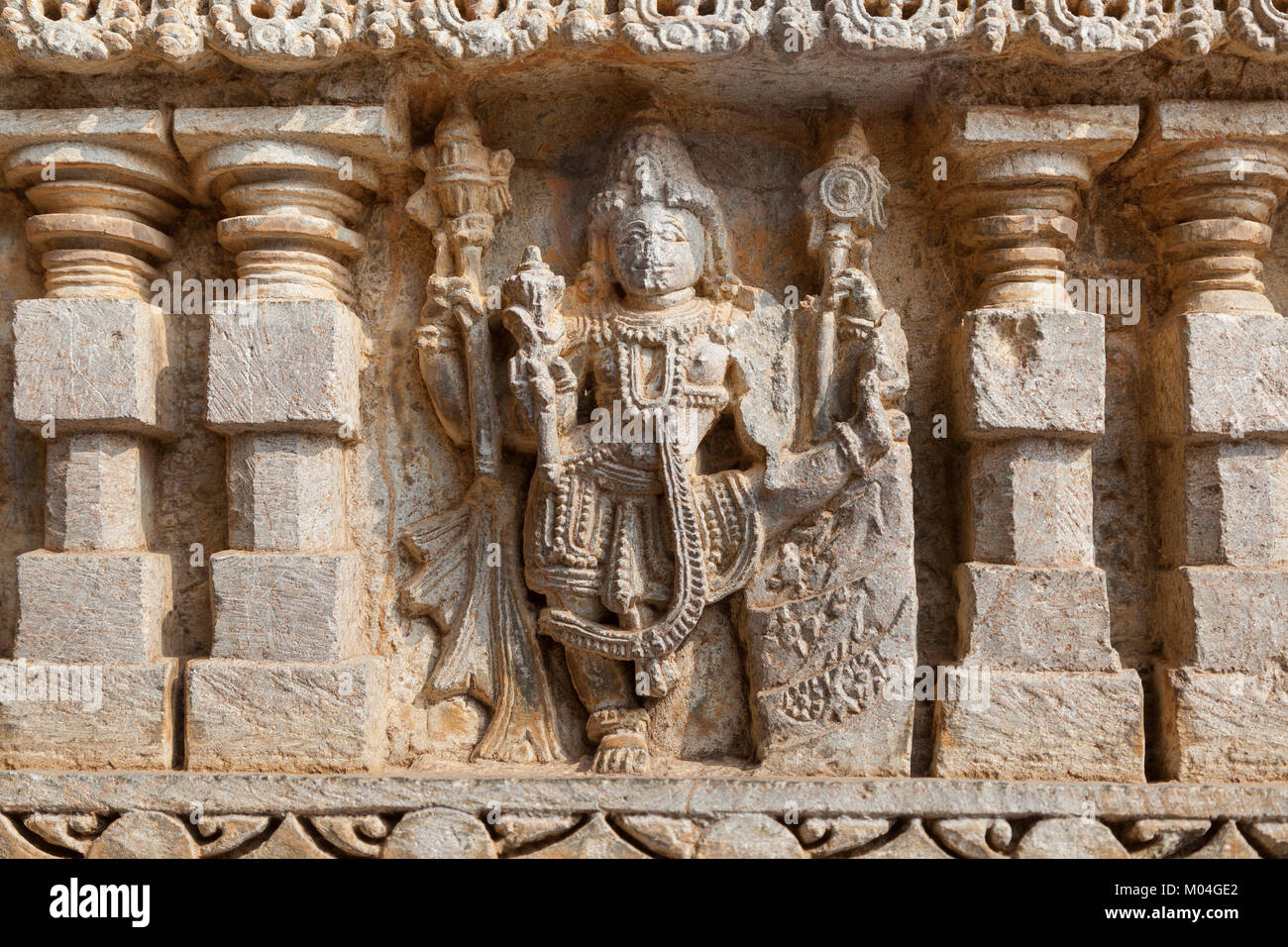 India, Karnataka, Somanathapura, Chennakesava Temple Stock Photo