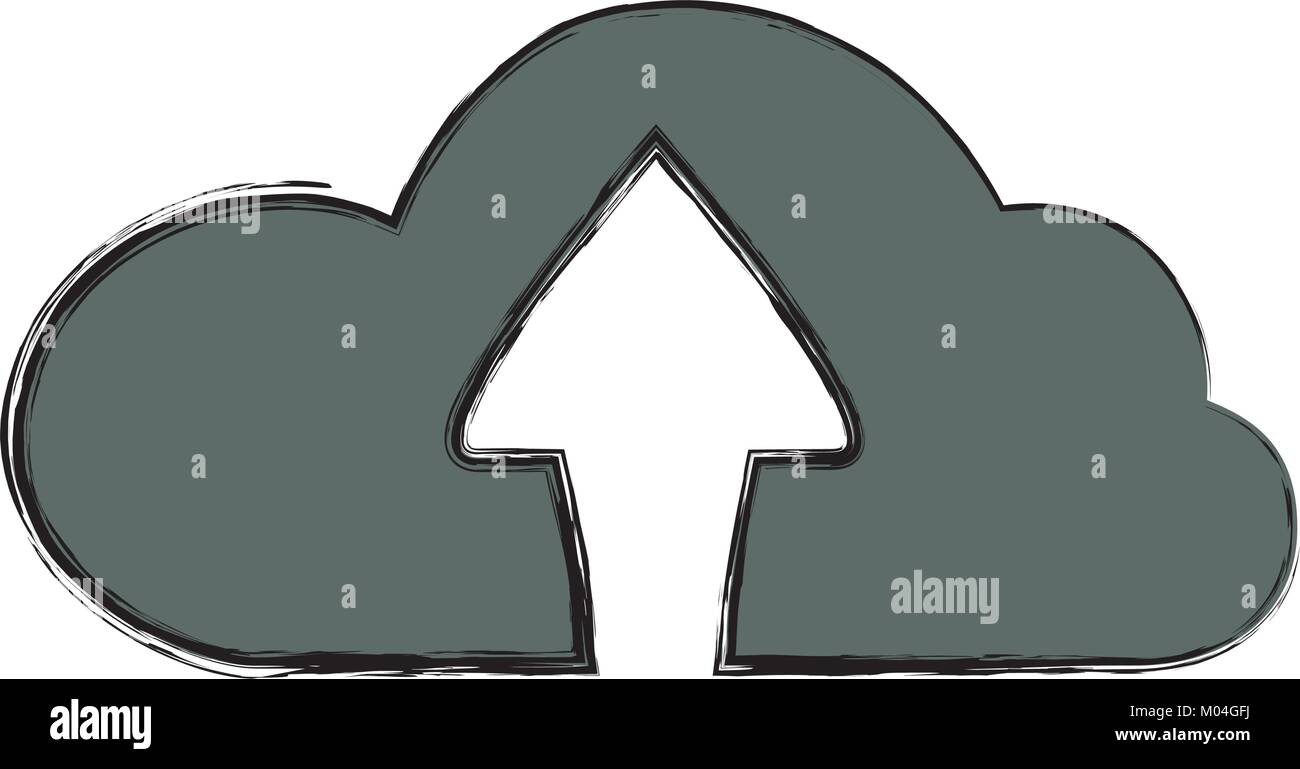 Cloud computing upload Stock Vector Image & Art - Alamy