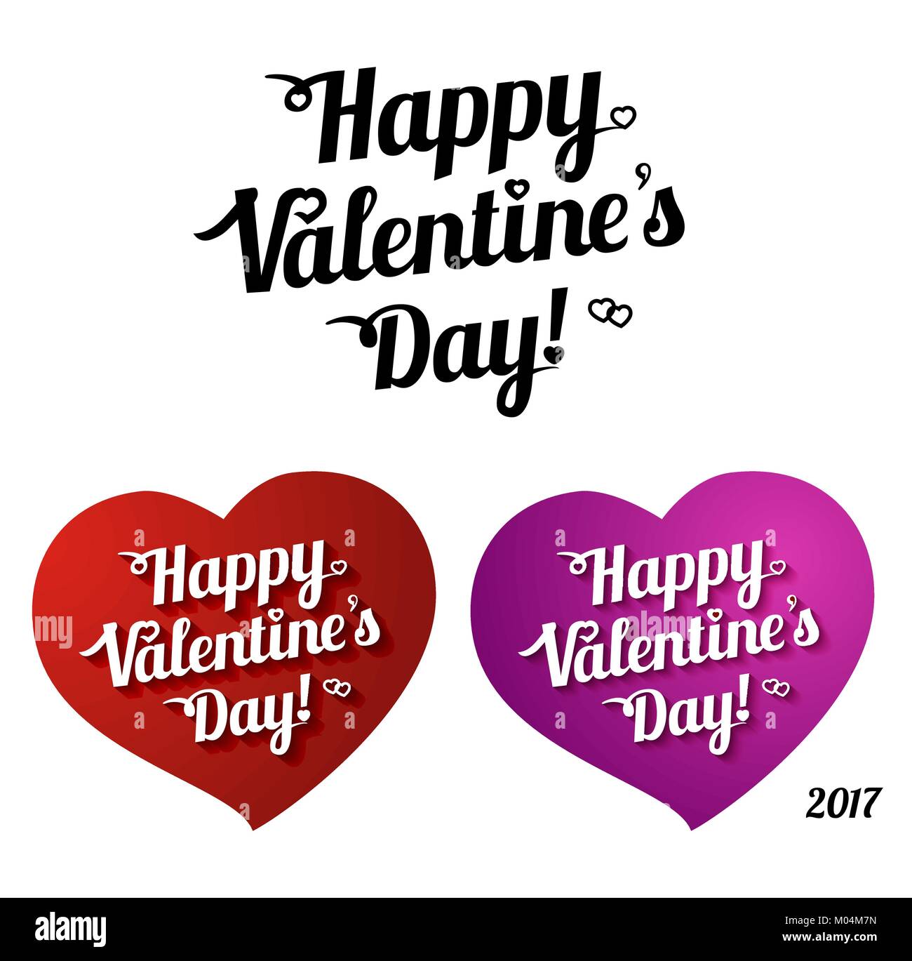 Happy valentines day flyer Stock Vector Images - Alamy