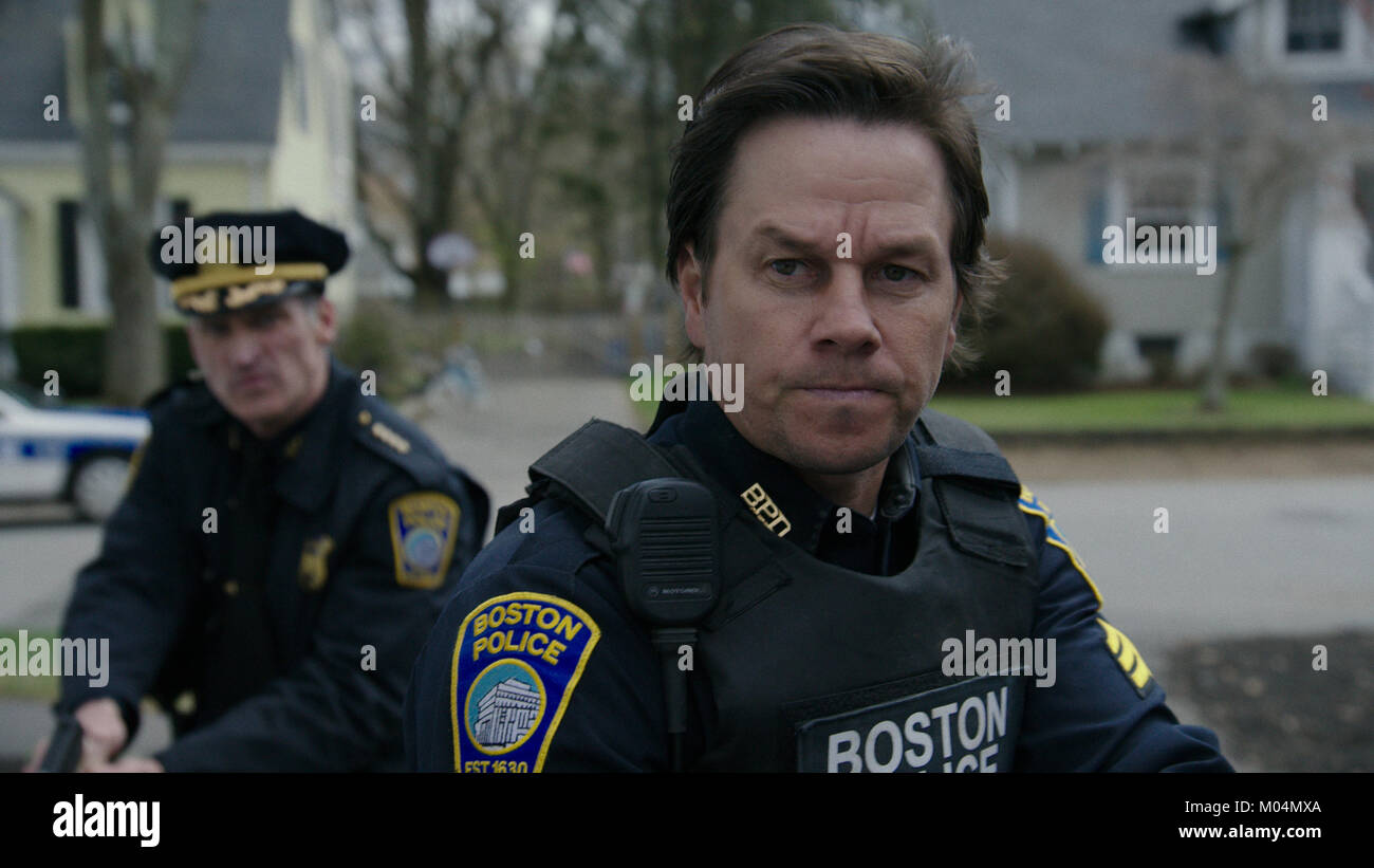 Mark Wahlberg Sports Two Black Eyes & Police Uniform for 'Patriot's Day'  Filming in Boston