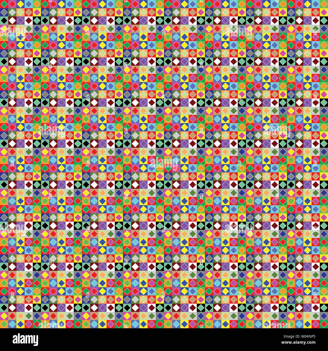SEAMLESS PLAID OF COLORED SQUARES Stock Vector Image & Art - Alamy