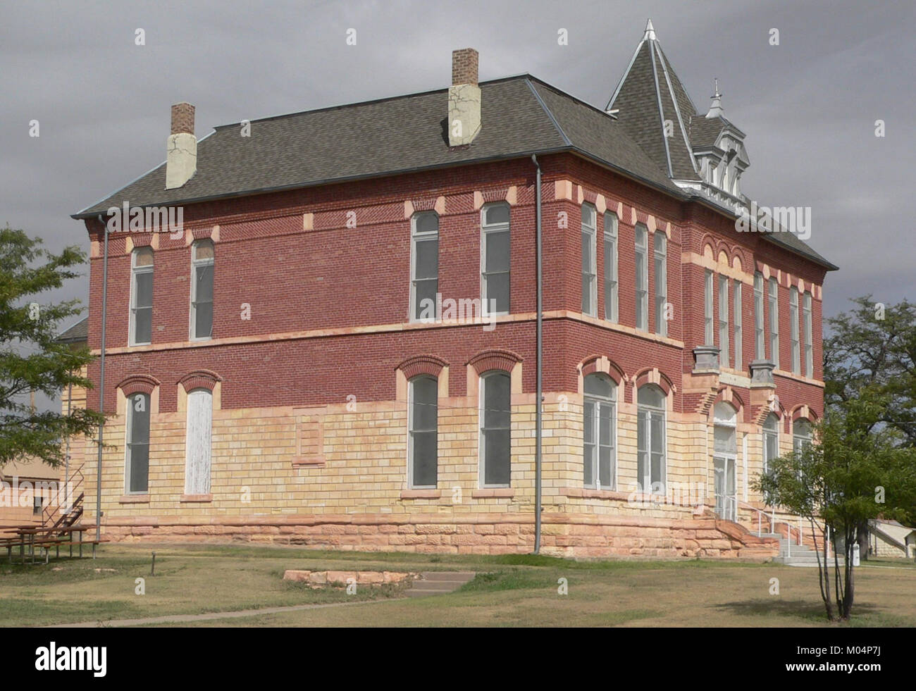 Butterfield Trail Museum (Russell Springs, KS) from SE 2 Stock Photo