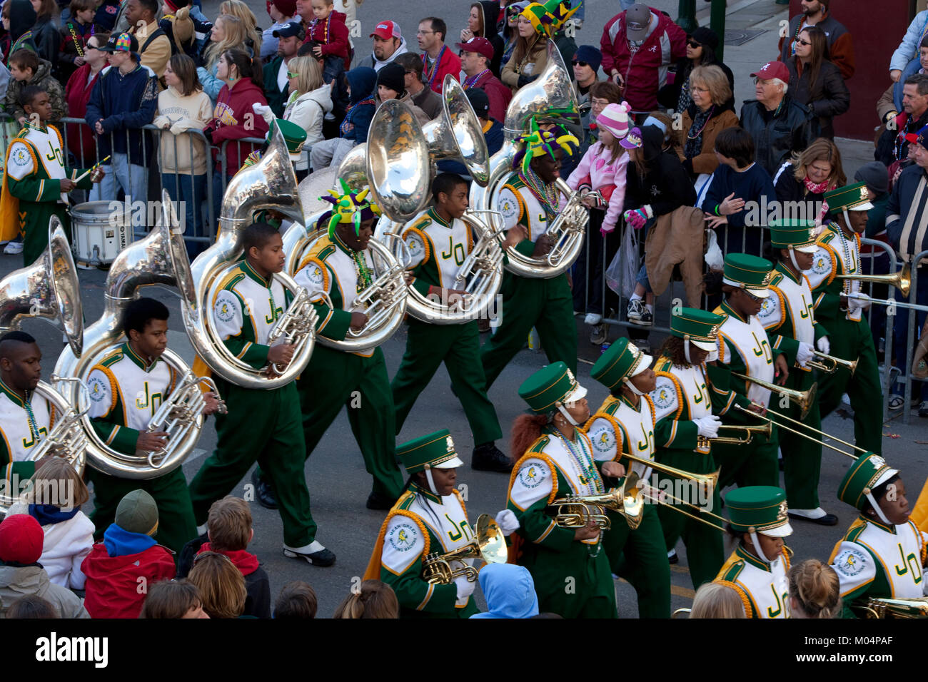 African American band in Parade Stock Photo Alamy
