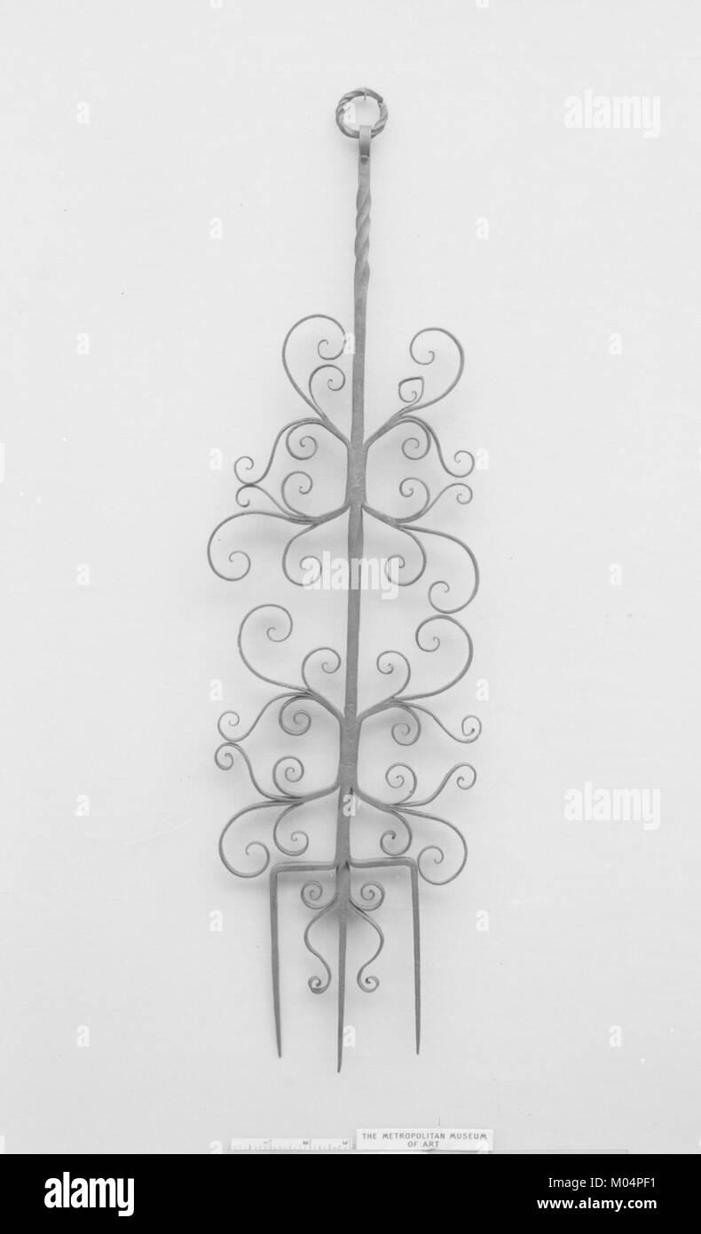 Broaching or toasting fork MET 27375 Stock Photo Alamy