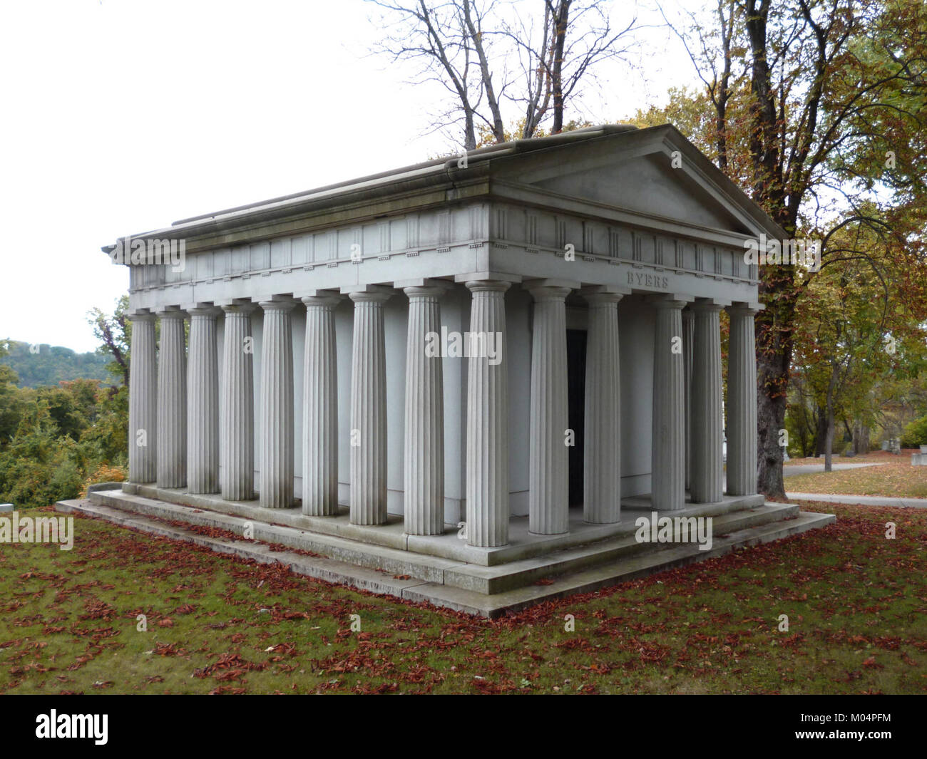 Byers Mausoleum, Allegheny Cemetery, Pittsburgh 03 Stock Photo - Alamy