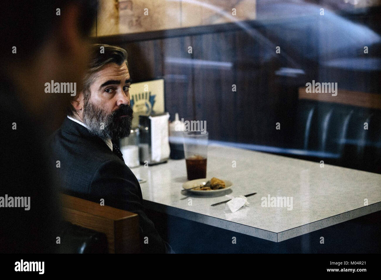 The Killing of a Sacred Deer is a 2017 psychological horror film directed by Yorgos Lanthimos, from a screenplay by Lanthimos and Efthymis Filippou. It stars Colin Farrell, Nicole Kidman, Barry Keoghan, Raffey Cassidy, Sunny Suljic, Alicia Silverstone, and Bill Camp.   This photograph is for editorial use only and is the copyright of the film company and/or the photographer assigned by the film or production company and can only be reproduced by publications in conjunction with the promotion of the above Film. A Mandatory Credit to the film company is required. The Photographer should also be  Stock Photo
