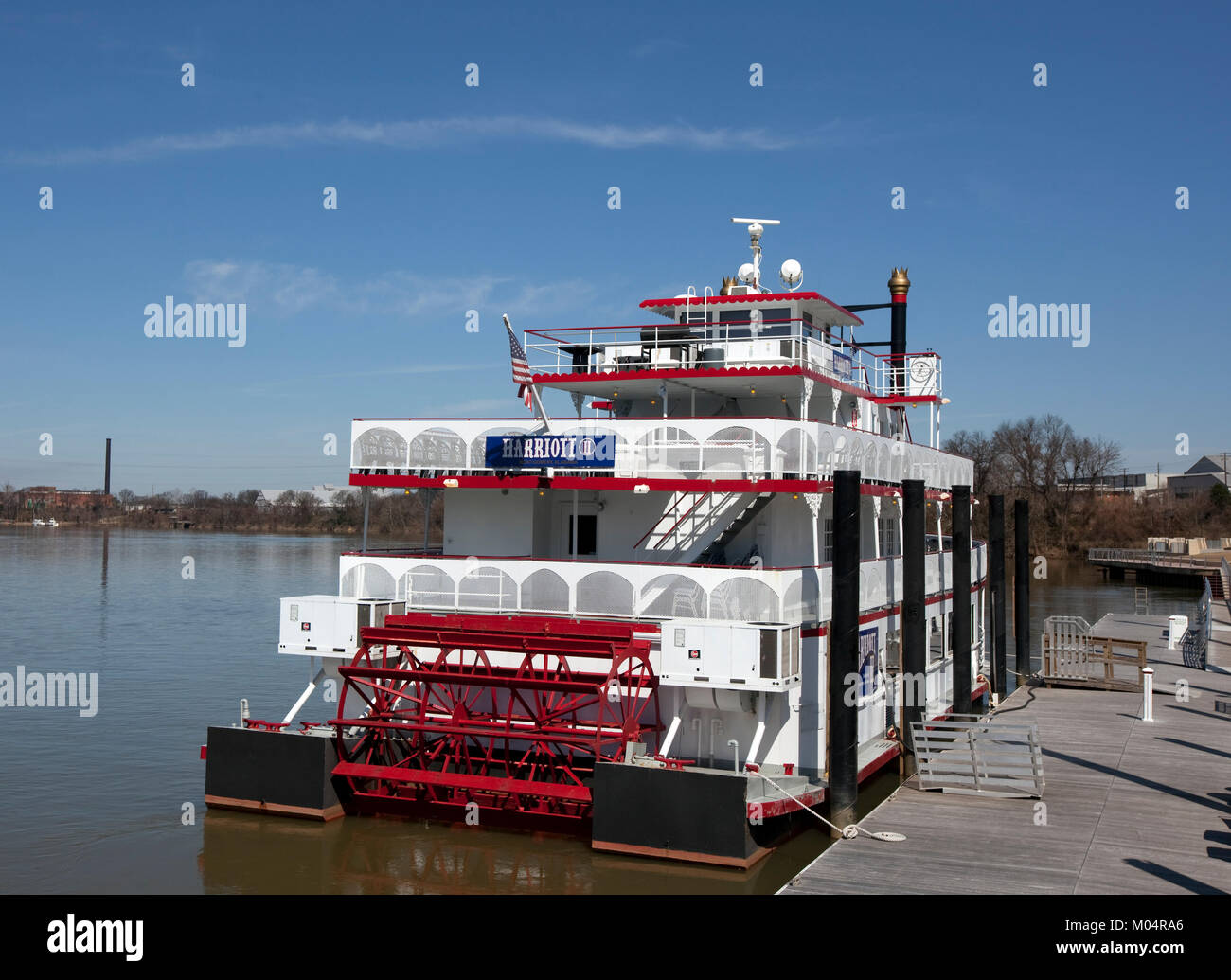 Harriott II Riverboat in Montgomery, Alabama Stock Photo