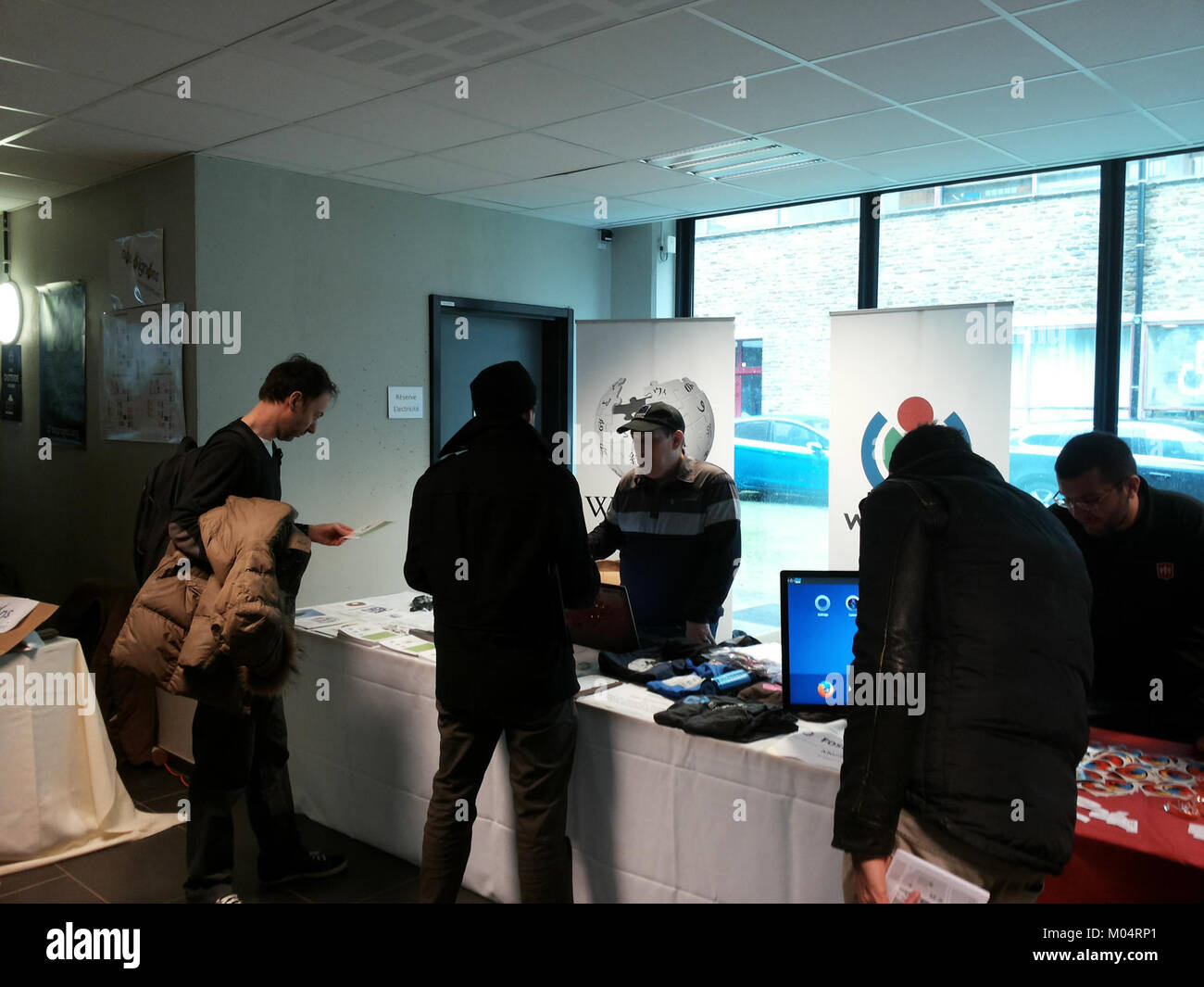 The FOSDEM 2015 event in Brussels was a gathering of free and open-source software developers, enthusiasts, and community members. The conference, held annually in Brussels, focused on discussions, workshops, and presentations on open-source software development and innovation. Stock Photo