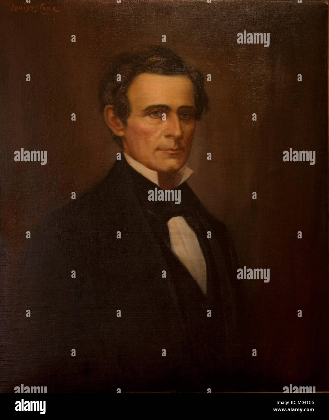 half-length portrait 8/" x 10/" Photo Jefferson Davis facing right