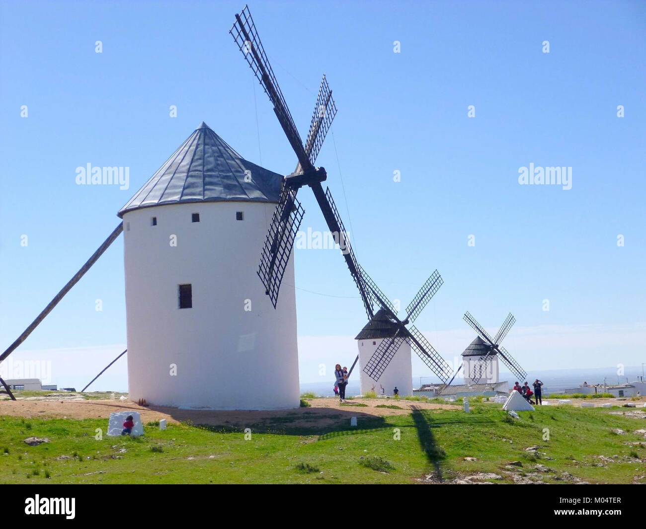 Campo de Criptana - Sierra de los Molinos 05 Stock Photo