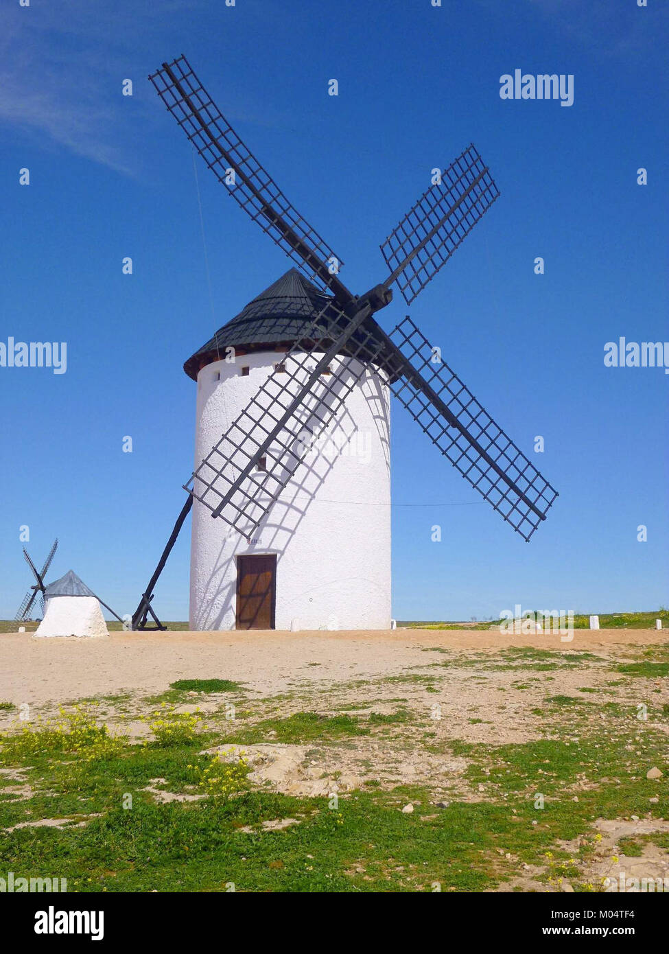 Campo de Criptana - Sierra de los Molinos 12 Stock Photo