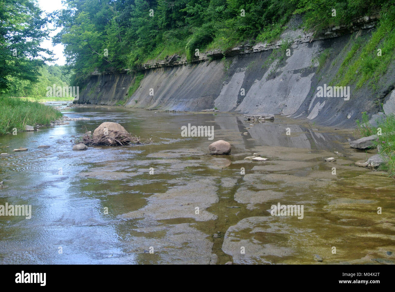 Buffalo Creek Elma New York Stock Photo Alamy