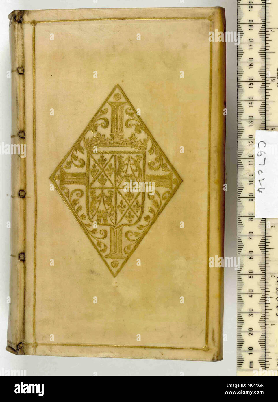 Camporum eloquentiae - Upper cover (c67c24) Stock Photo