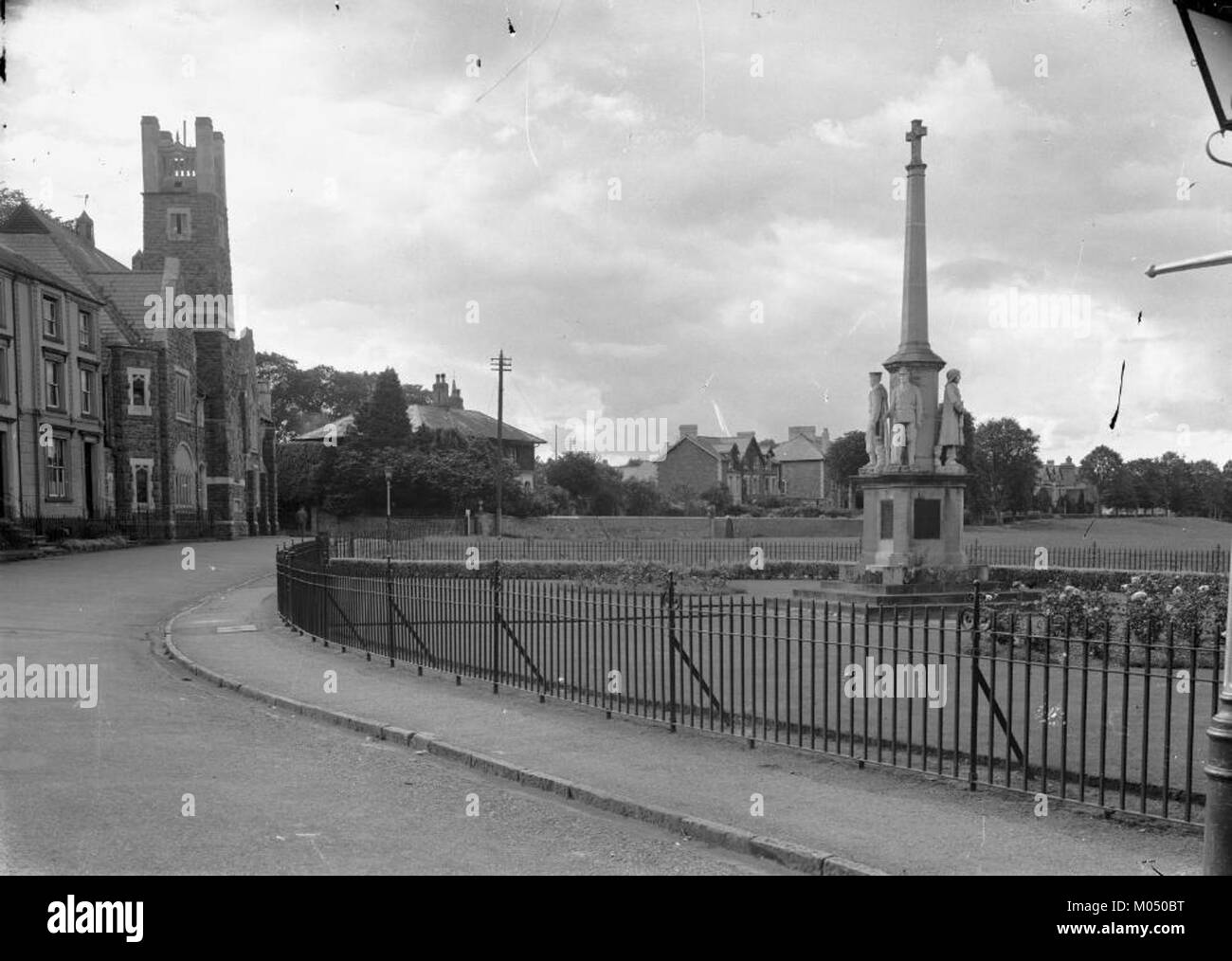 Builth Wells war memorial (1294581 Stock Photo Alamy