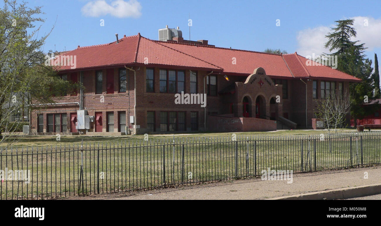An image of Bowie High School in Bowie, Arizona, taken from the