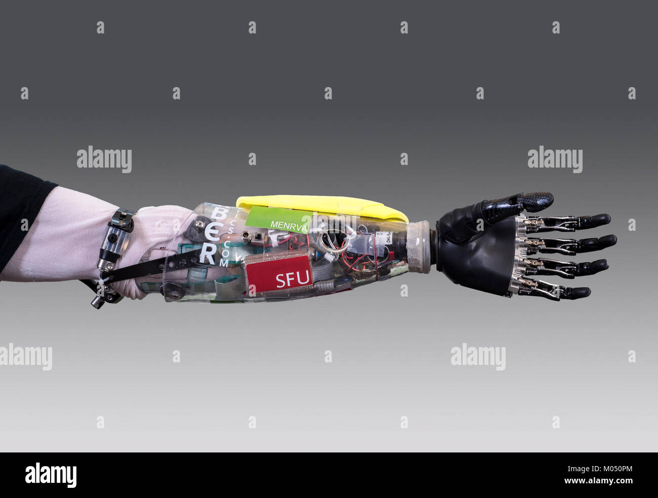 Bras bionic Danny Letain 'be bionic' Stock Photo - Alamy