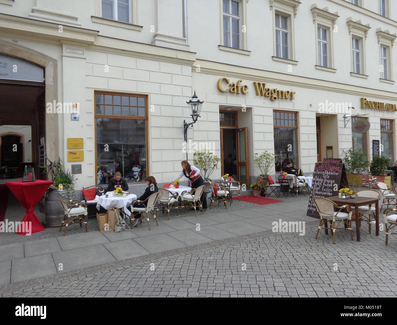 Cafe Wagner in Leipzig Stock Photo