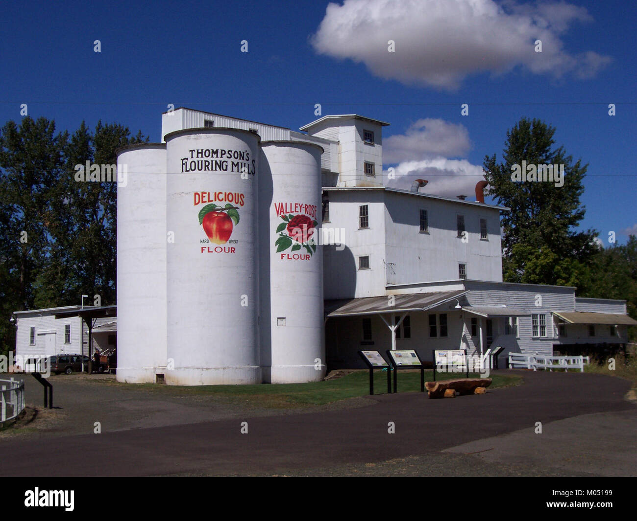 Boston Thompson's Flour Mill Stock Photo Alamy