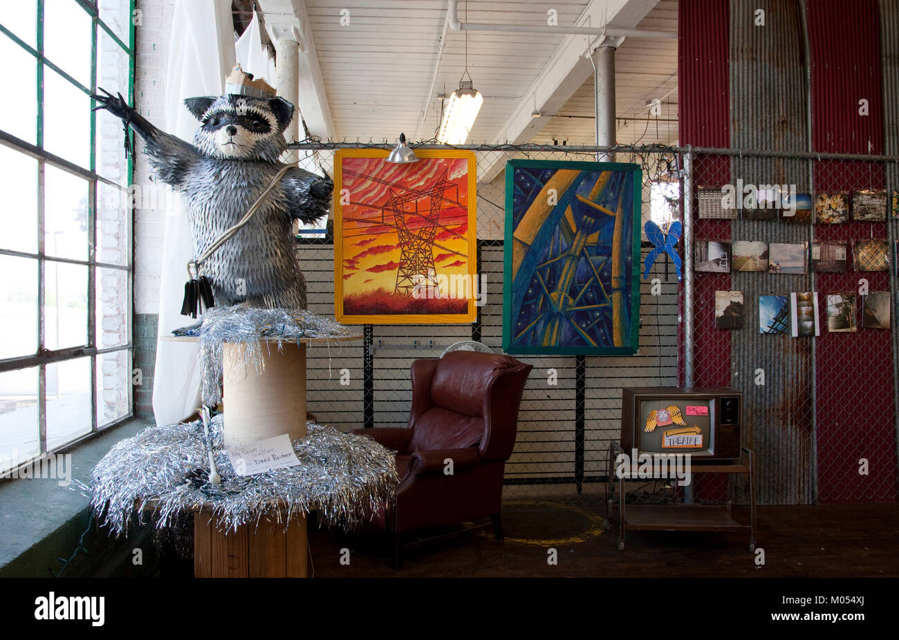 Art at the Lowe Mill gallery, Huntsville, Alabama Stock Photo - Alamy