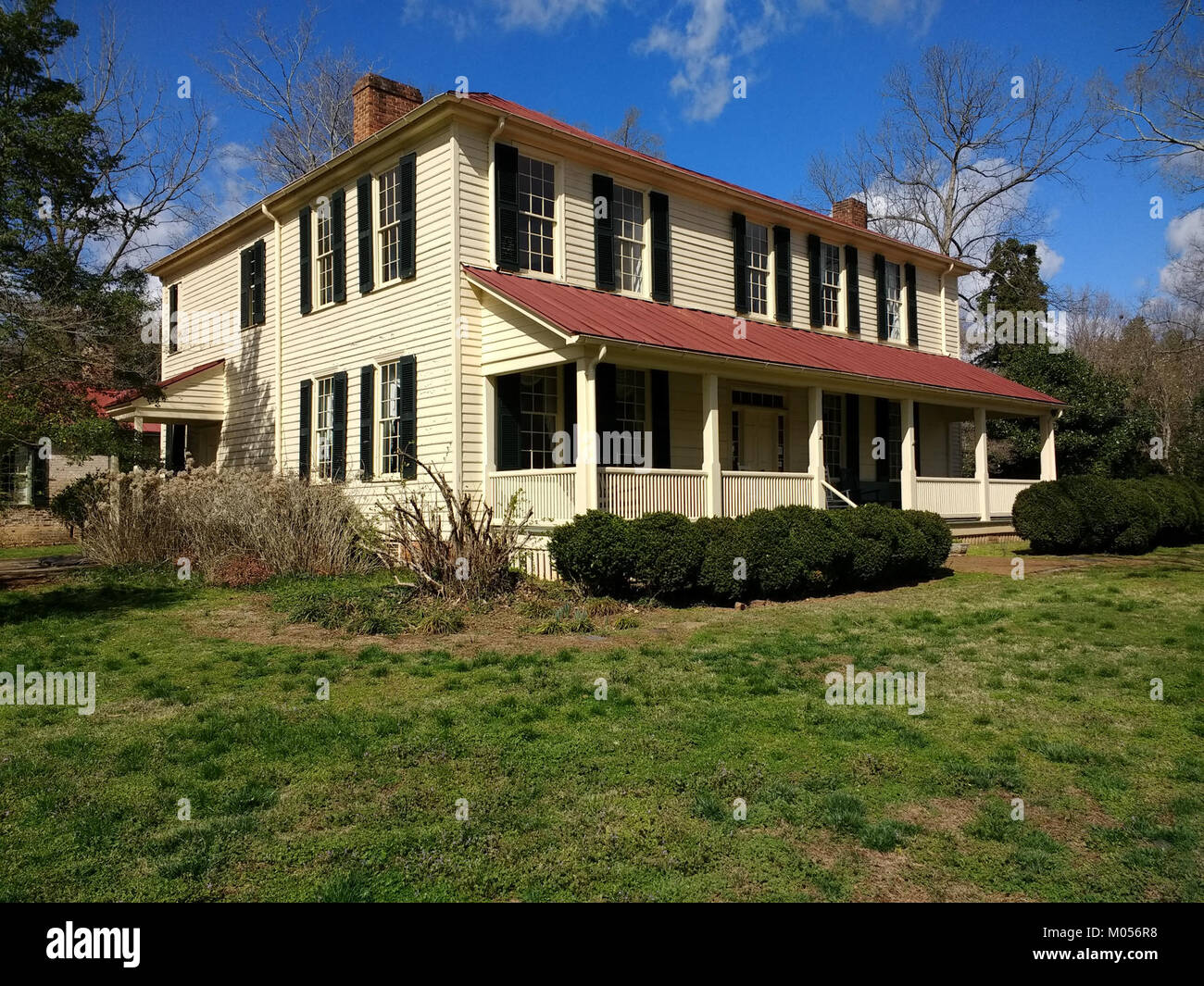 Burwell School Historic Site, Hillsborough, North Carolina Stock Photo