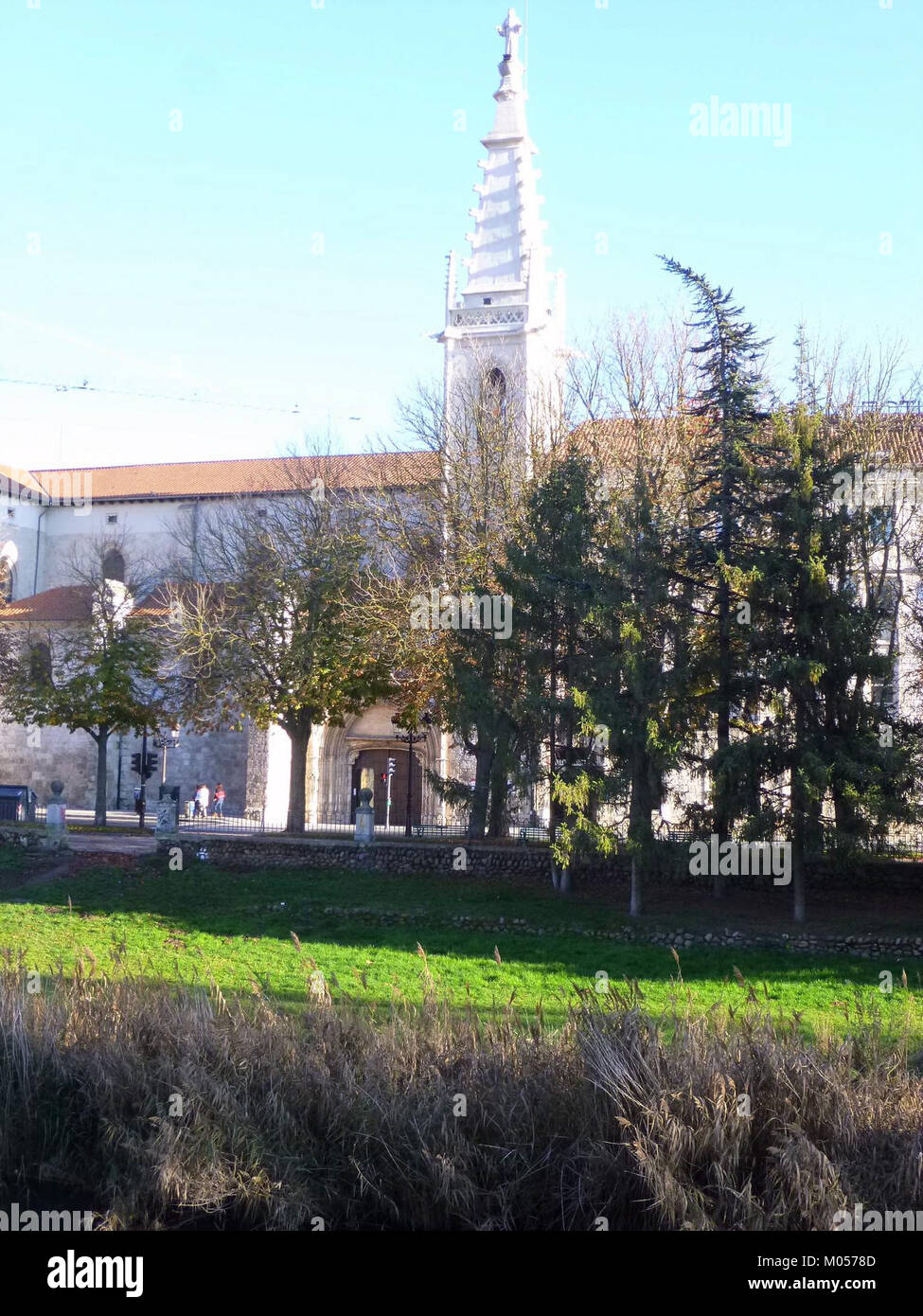 Burgos Iglesia De La Merced Y Hotel Nh Collection Palacio De Burgos Stock Photo Alamy