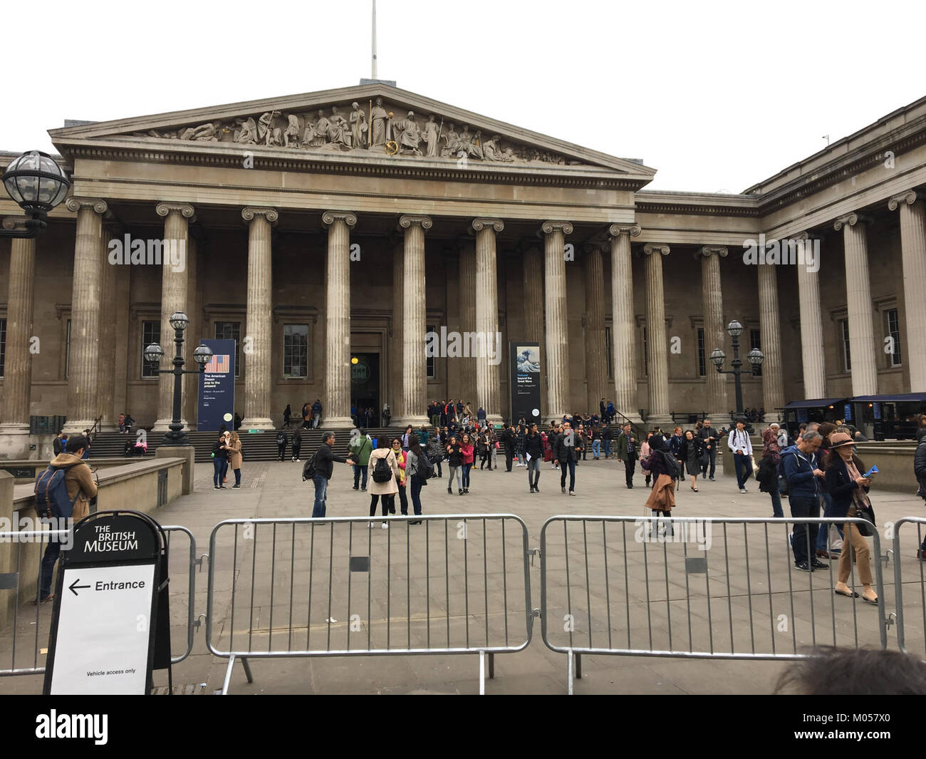 British Museum, 30 April 2017 Stock Photo