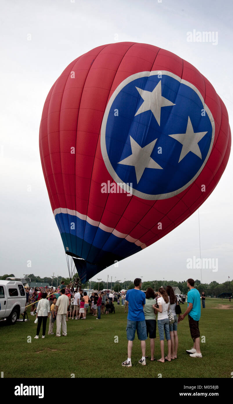 Hot Air Balloon Jubilee Festival, Decatur, Alabama Stock Photo