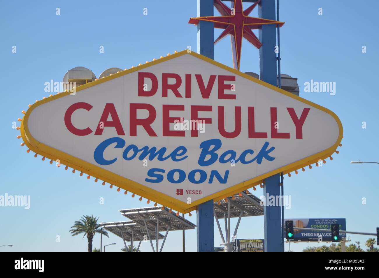 Come Back Las Vegas Poster On The Las Vegas Strip. Travel Holidays June