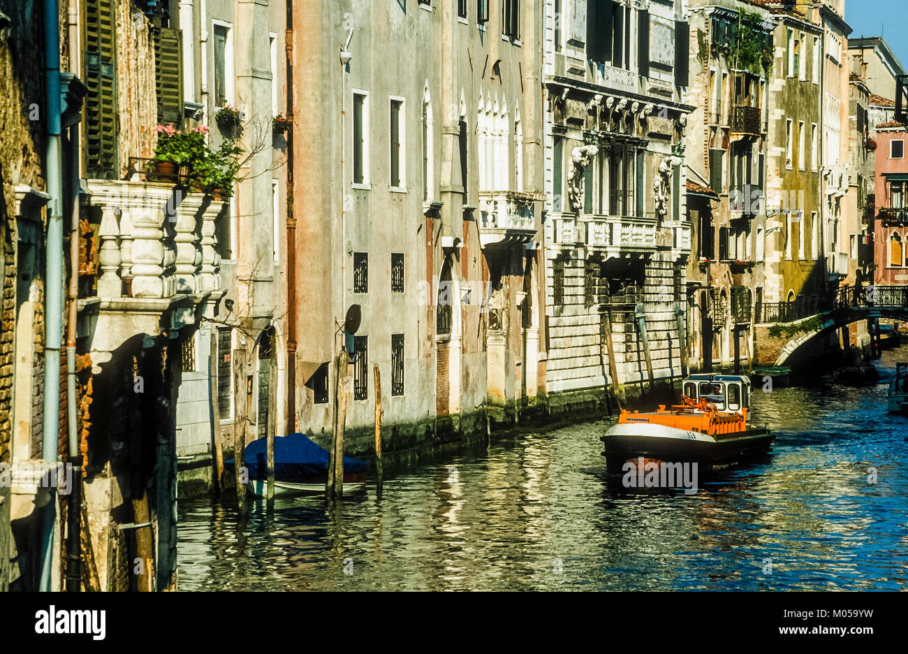 Backstreet canal in venice hi-res stock photography and images - Alamy