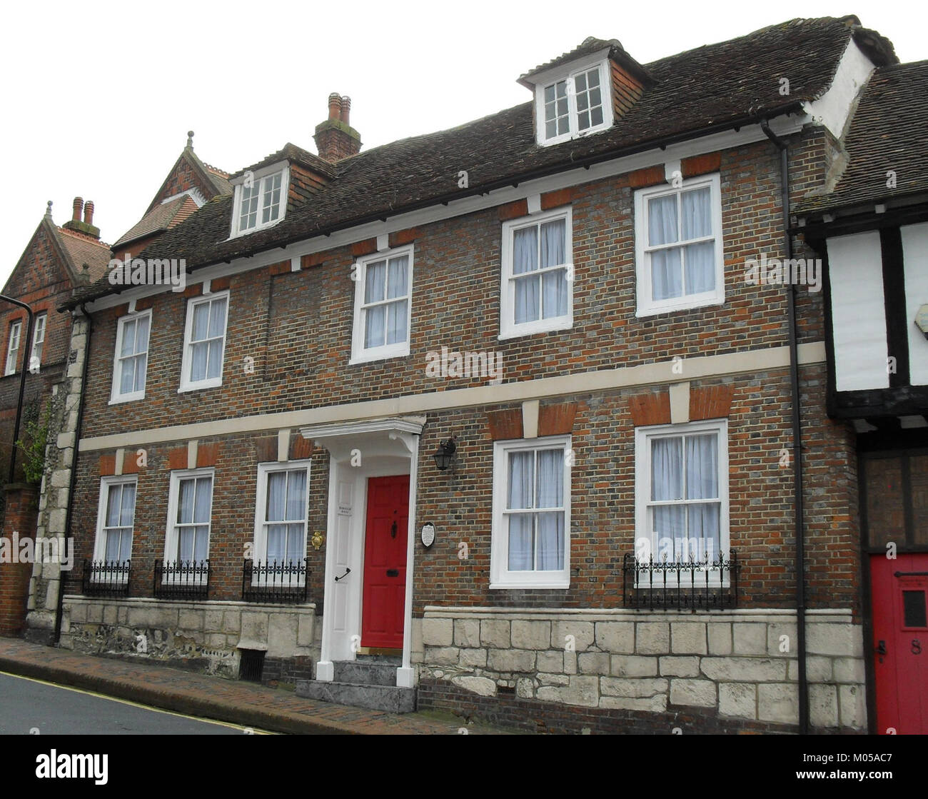 Borough House, Borough Lane, Old Town, Eastbourne (NHLE Code 1353109) (March 2010) Stock Photo