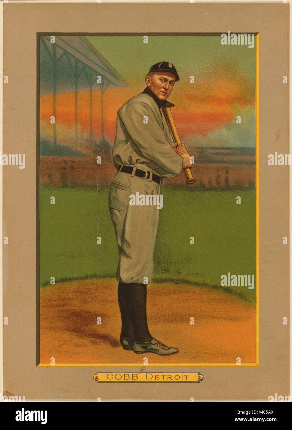 Ty Cobb, Detroit Tigers Stock Photo